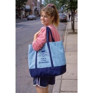 Vintage Canvas Tote Bag – YWCA Tonawanda NY Souvenir, Reusable Shopper